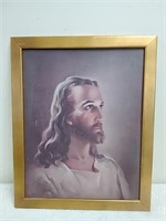 Framed Jesus portrait