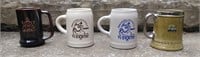 Four Collectable Beer Steins
