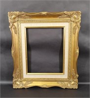 Gold Toned Wooden Frame