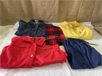 Women’s Jackets, scarf, small