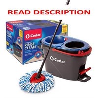 O-Cedar EasyWring RinseClean Spin Mop & Bucket Sys