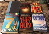 Lot of 6 James Patterson Hardcover Books