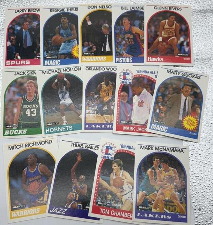 NBA hoops basketball cards