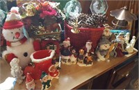 Christmas decoration &  figurines & golf ball dogs