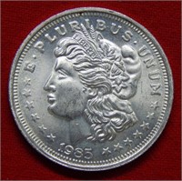 1985 Scales 1 Troy Ounce Silver Round