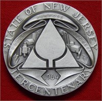 1964 NJ Medal 2.1 Ounce Silver Round