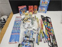 NO SHIPPING!  Assorted Lot of Fire Works SEE PICS