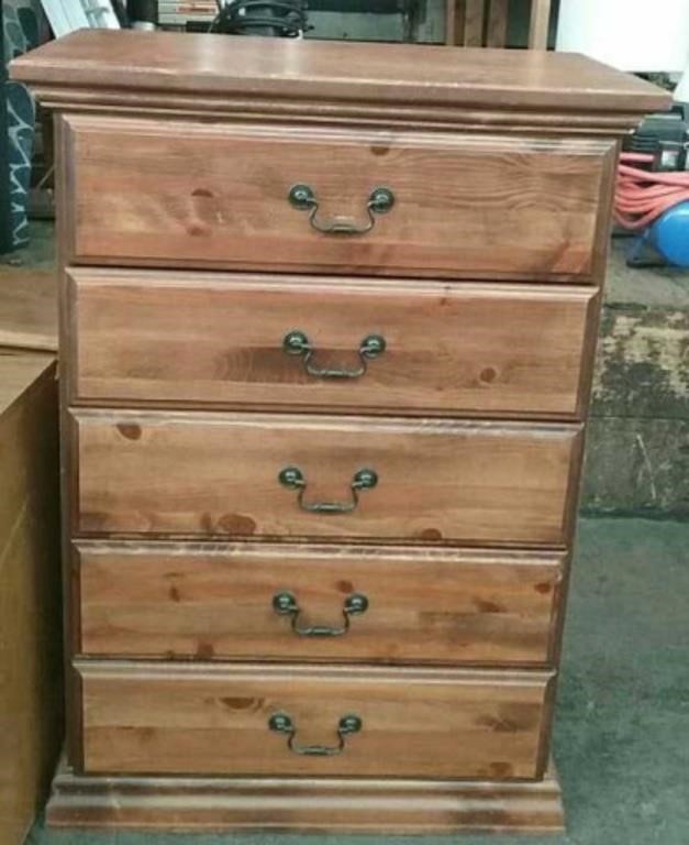 5 Drawer Chest Of Drawers, Approx. 31 1/2"x18