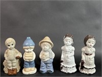 Boy and Girl Porcelain Figurines