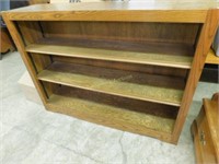 solid wood bookcase w/4 shelves