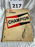 Vintage Champion Sprak Plug Catalogue