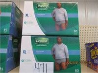 Depend mens Max XL 80 ct