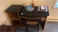 Wooden Students Desk with chair - NO CONTENTS