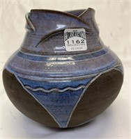 Larry Allen Pottery piece  6.75”T x 7”W, hand