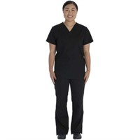 L  Sz L Vital Threads Unisex Scrubs Set  V-Neck To