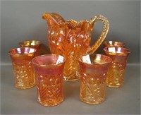 Imperial Dk Marigold Tiger Lily 7 Pc Water Set