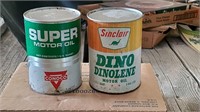 Sinclair & Conoco Oil Cans