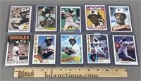 10 Eddie Murray Baseball Cards w/ Rookie