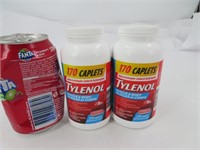 2 boites de comprimés Tylenol
