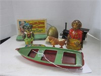 COLLECTION OF VINTAGE METAL TOYS AND OTHER