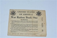 War Ration Book Number 1