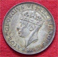 1945 East Africa Silver Shilling