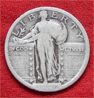 1917 Standing Liberty Silver Quarter Type II