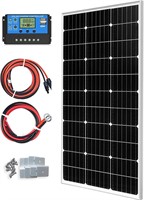 $80  Solar Panel Kit 100W 12V Monocrystalline