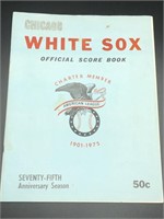1975 Chicago White Sox Score Book