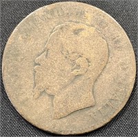 1866- Vittorio Emanuele II 10 cent coin