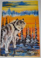 Calvin Morin Original - Wolf