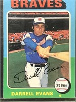 1975 TOPPS DARRELL EVANS