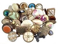 Large Lot of Antique Cufflink & Studs - Singles