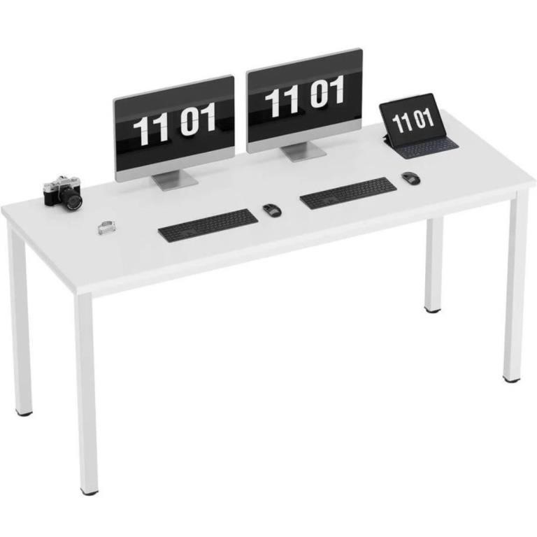 New Simple Style 63 Desk White Metal Frame