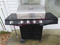 Char-Broil gas grill (no tank) -cover & utensils