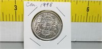 1948 Canada Silver 50 Cent