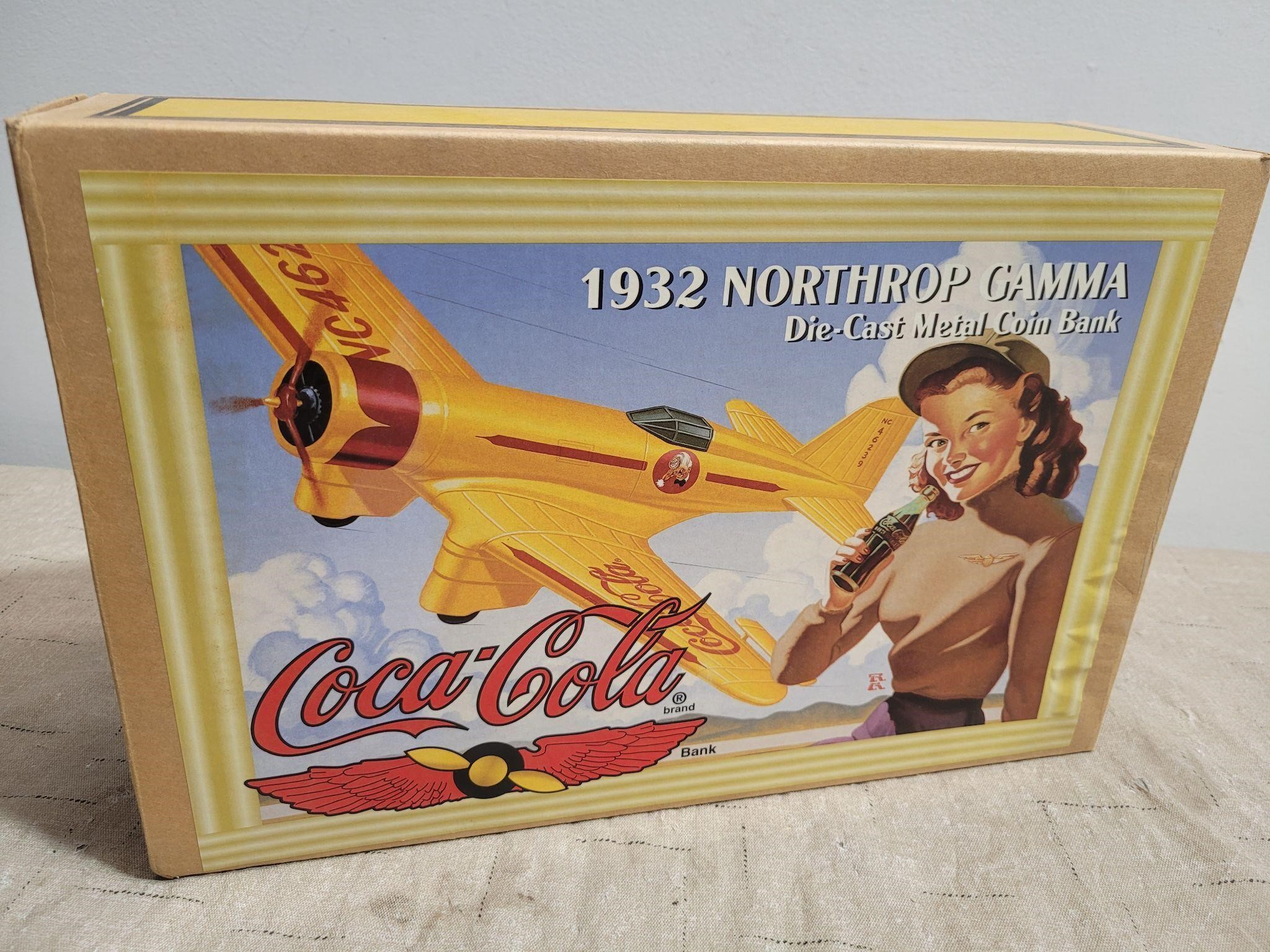 Coca-Cola 1932 Die- Cast Metal Coin Bank