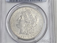 Graded 1897 O Morgan Silver Dollar XF45 Coin