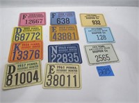 1944, 1950s-1970s Vintage Hunting Licenses