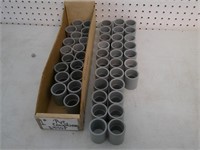 47   1" PVC couplings