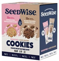 *Sealed* 24-Pk Seedwise Grain Free Cookies, 528g