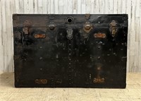 Large Vintage Steamer Trunk