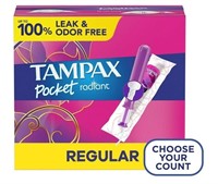 TAMPAX Pocket Radiant Tampons 14ct READ INFO