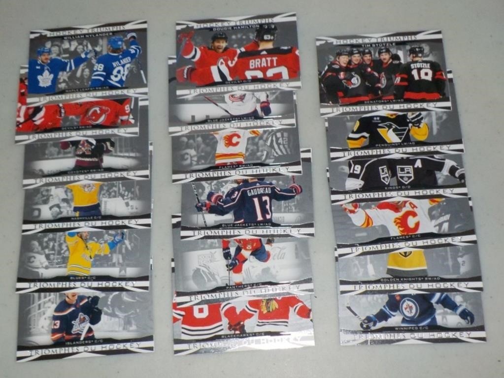 2023-24 Tim Hortons Hockey Triumphs 18 card Set