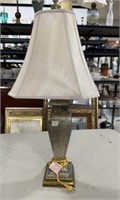 Decorative Resin Silver Vase Lamp