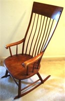 Antique Maple Rocker - 43 x 19 x 18