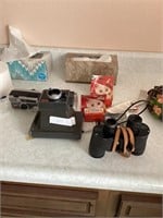 Kodiak & Polaroid Camera & Binoculars