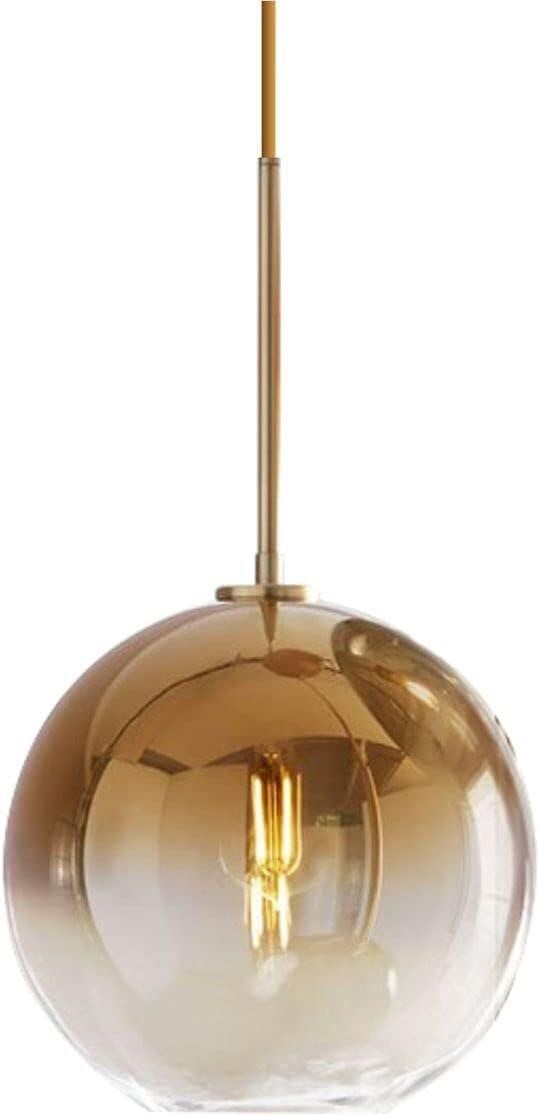 Modern Globe Pendant Light  1-Light  gold-25
