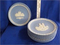 11 Wedgewood Christmas plates