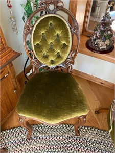 4 Victorian parlor chairs